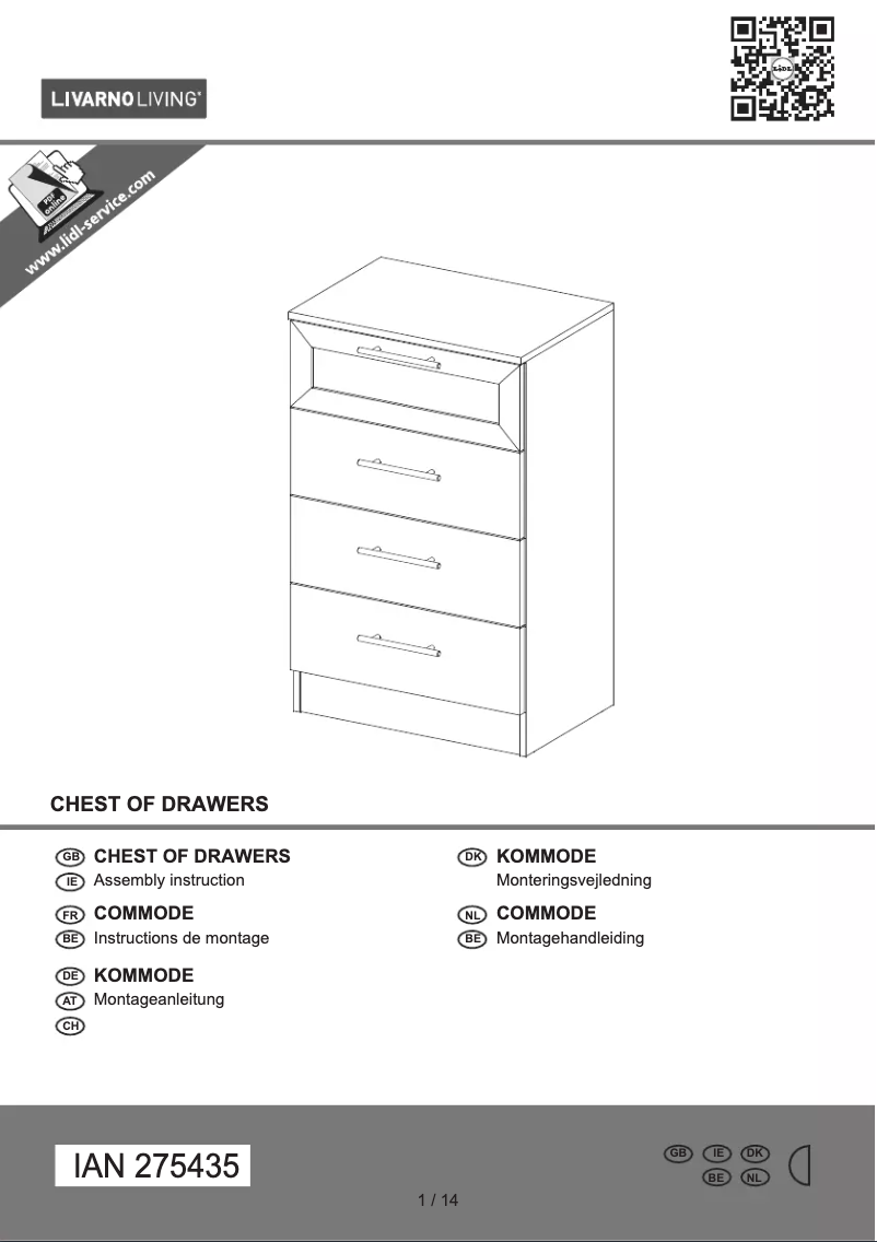 Image de la première page du manuel de l'appareil IAN 277093