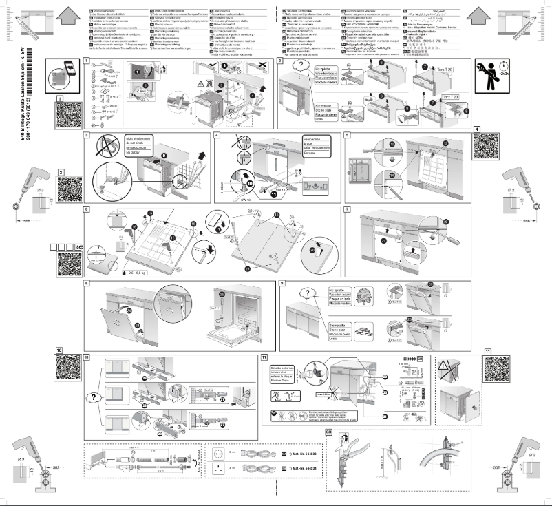 Page 1 de la notice Guide d'installation Neff S421A50S0E