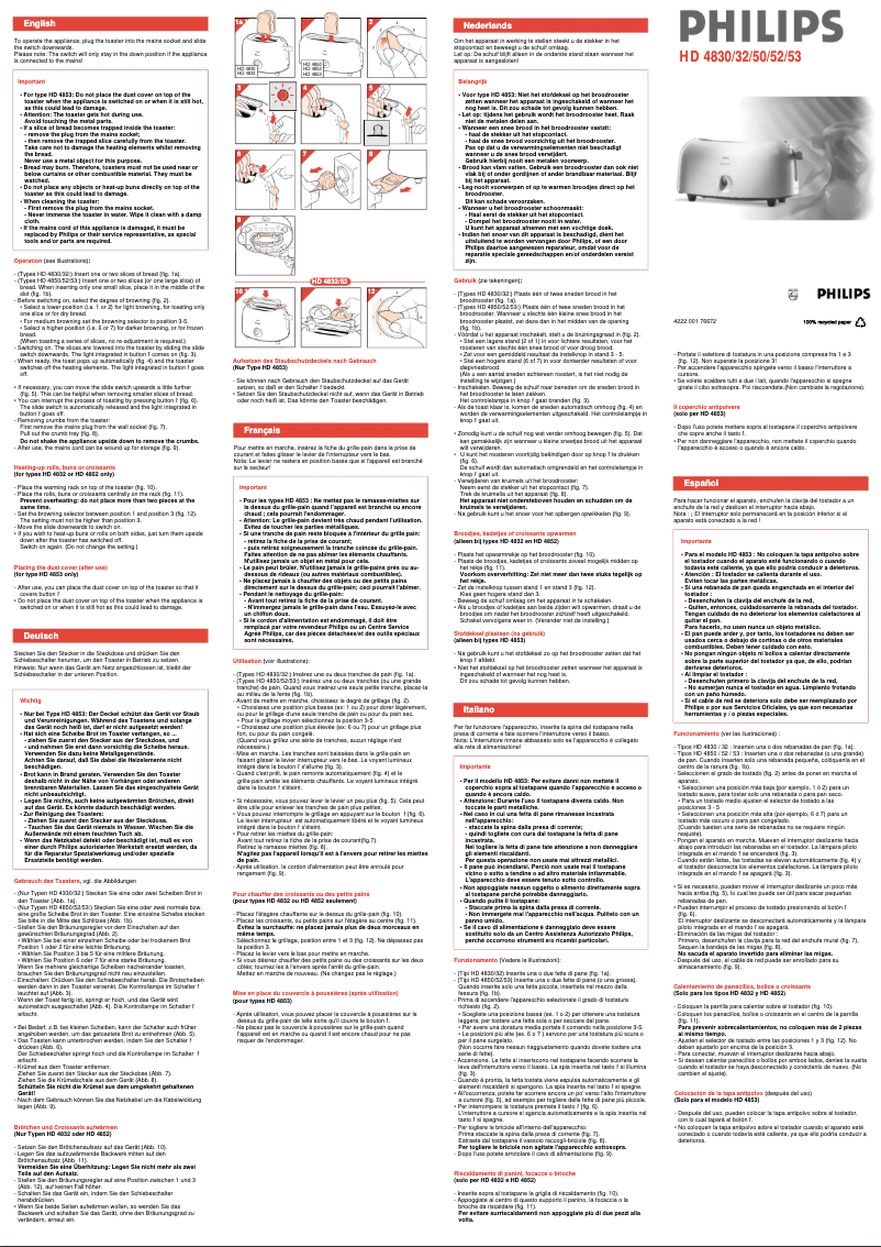 Page n°1 - Manuel utilisateur Philips HD4850