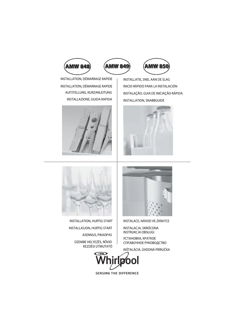 Page n°1 - Manuel utilisateur Whirlpool AMW 849