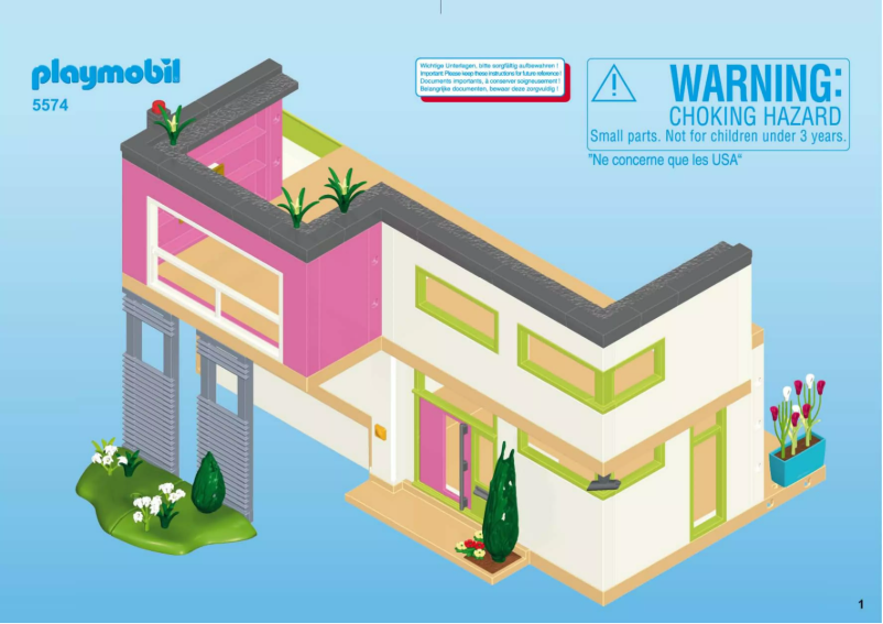 Página 1 del manual Manual de usuario Playmobil City Life Modern Luxury Mansion 5574
