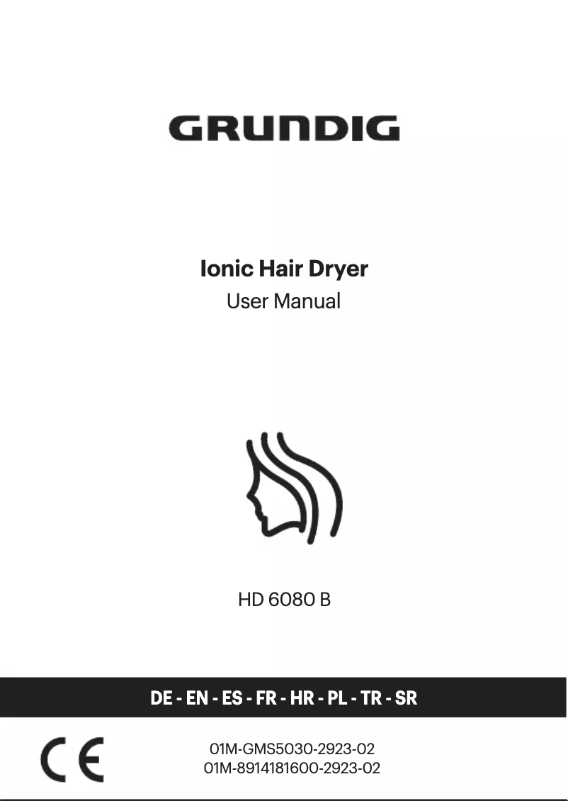 Page n°1 - Manuel utilisateur Grundig HD 6080 B