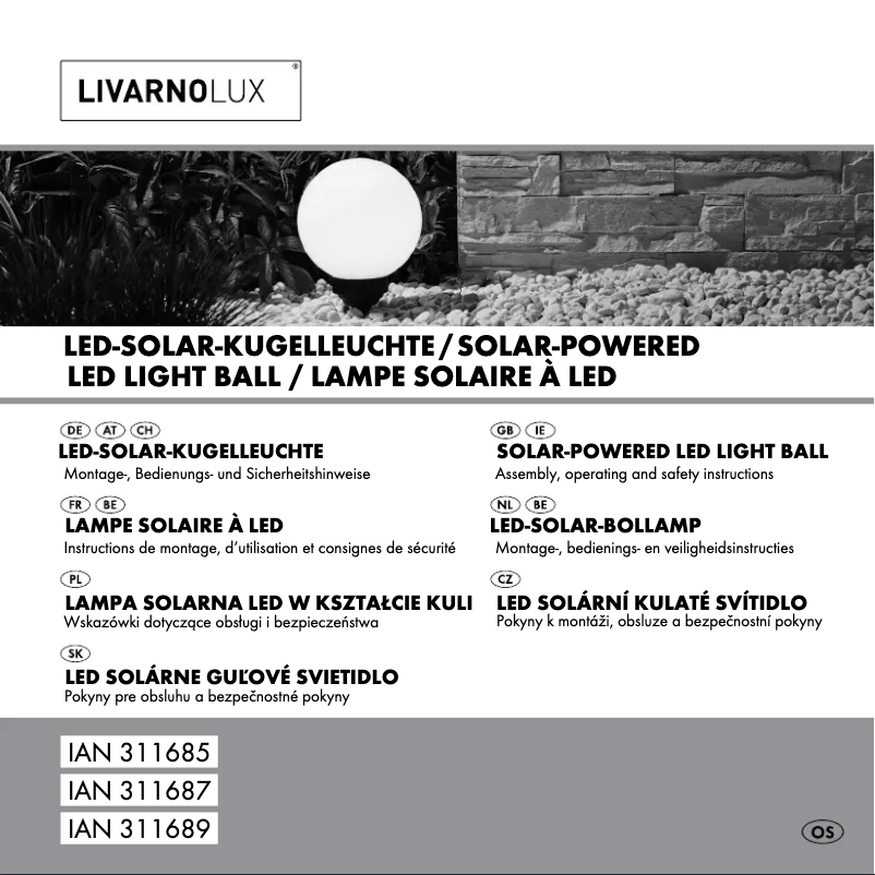 Page n°1 - Manuel utilisateur Livarno Lux HG00399B