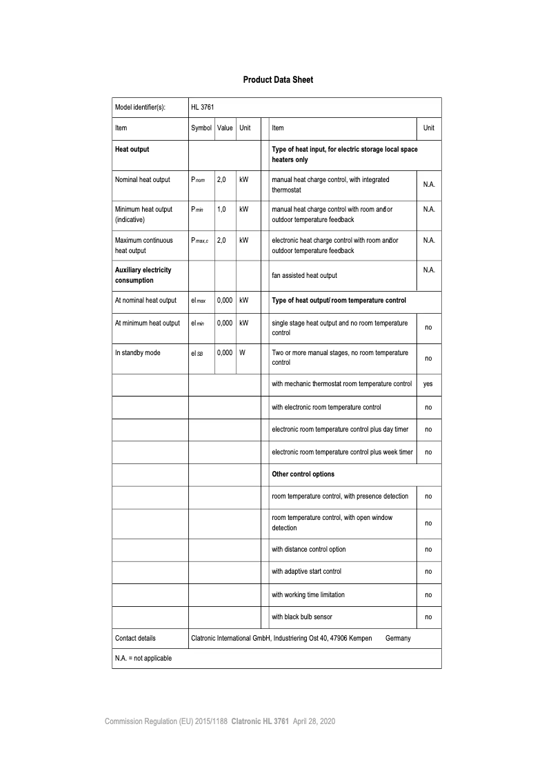 Image de la première page du manuel de l'appareil HL 3761