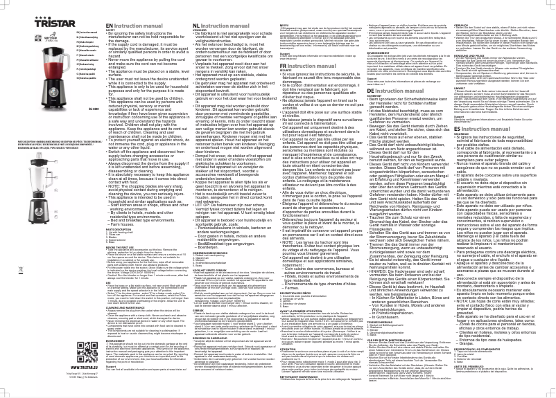 Image de la première page du manuel de l'appareil BL-4430