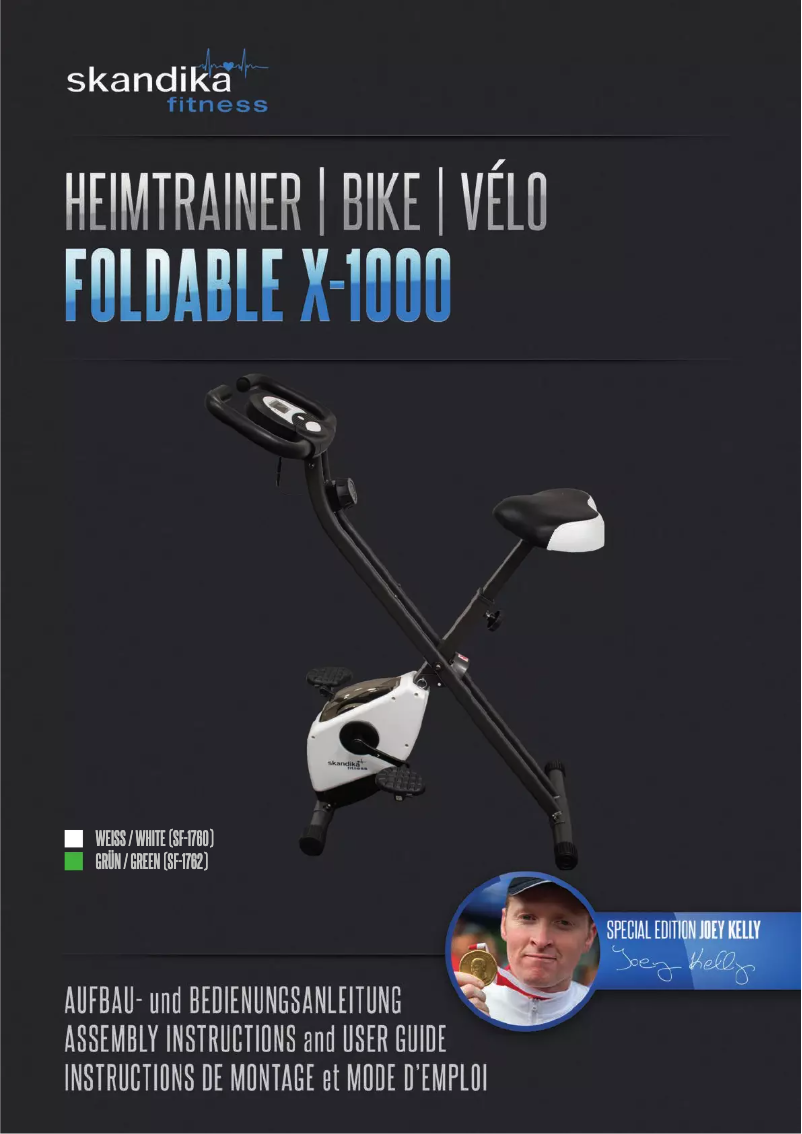 Page 1 de la notice Manuel utilisateur Skandika Foldaway X-1000