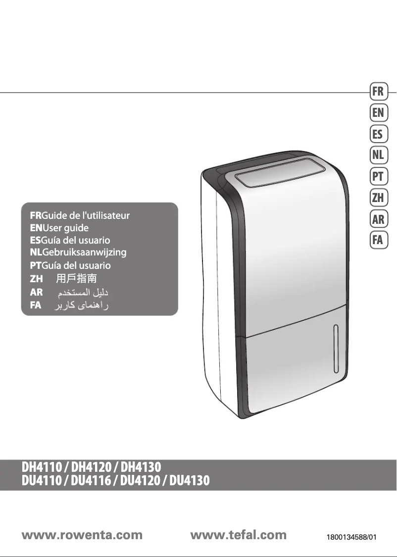 Image de la première page du manuel de l'appareil Intense Dry Control Linen Dry DU4130