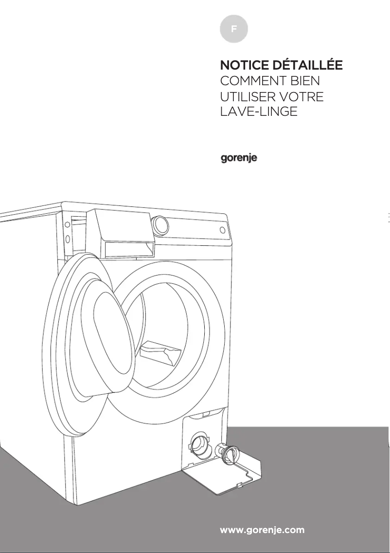 Page n°1 - Manuel utilisateur Gorenje W8543