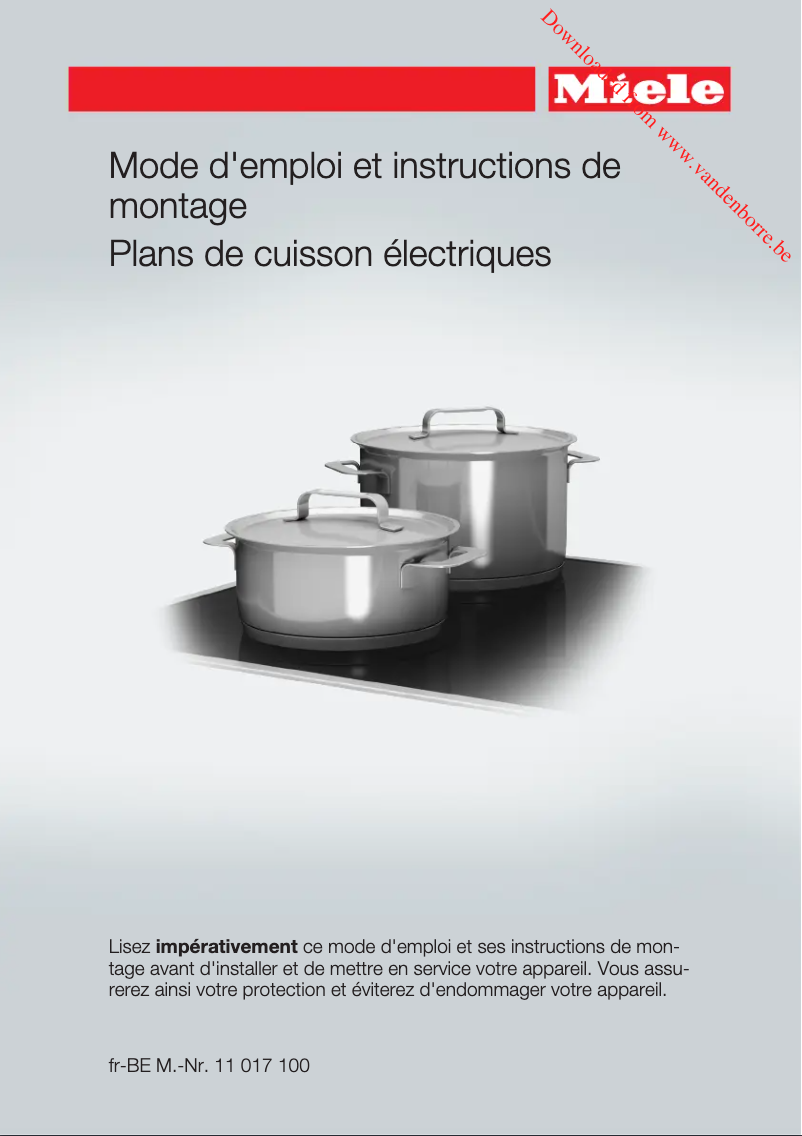 Image de la première page du manuel de l'appareil KM 6522 FR