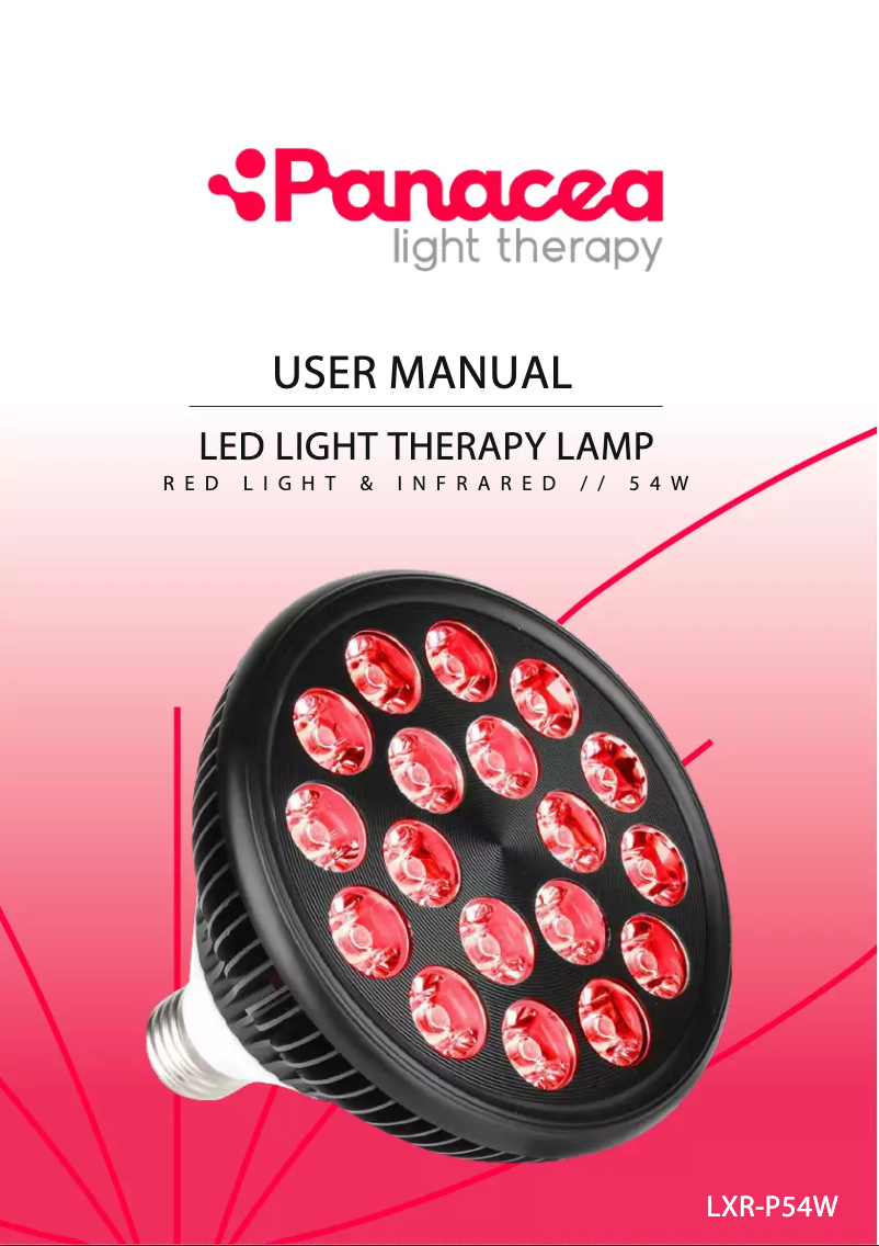 Page n°1 - Manuel utilisateur Panacea LXR-P54W