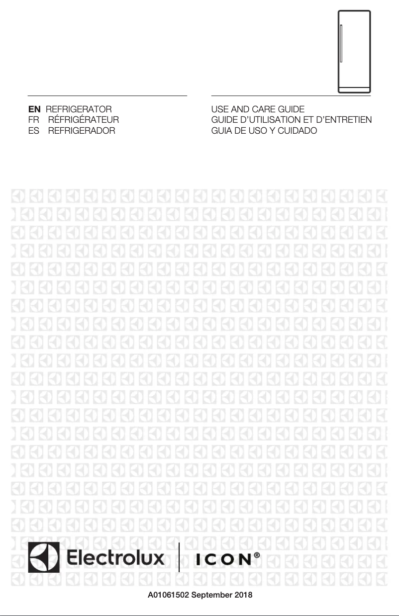 Page 1 de la notice Manuel utilisateur Electrolux E32AR85PQS