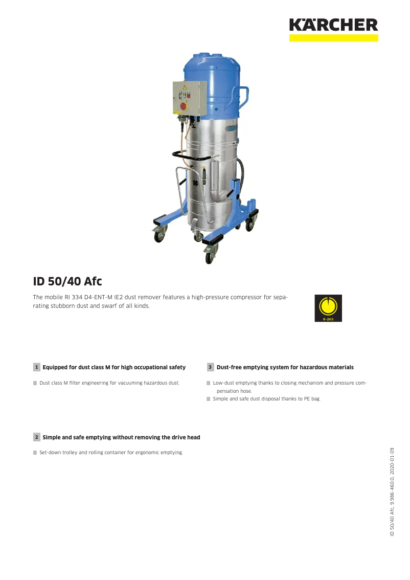 Image de la première page du manuel de l'appareil ID 50/40 Afc