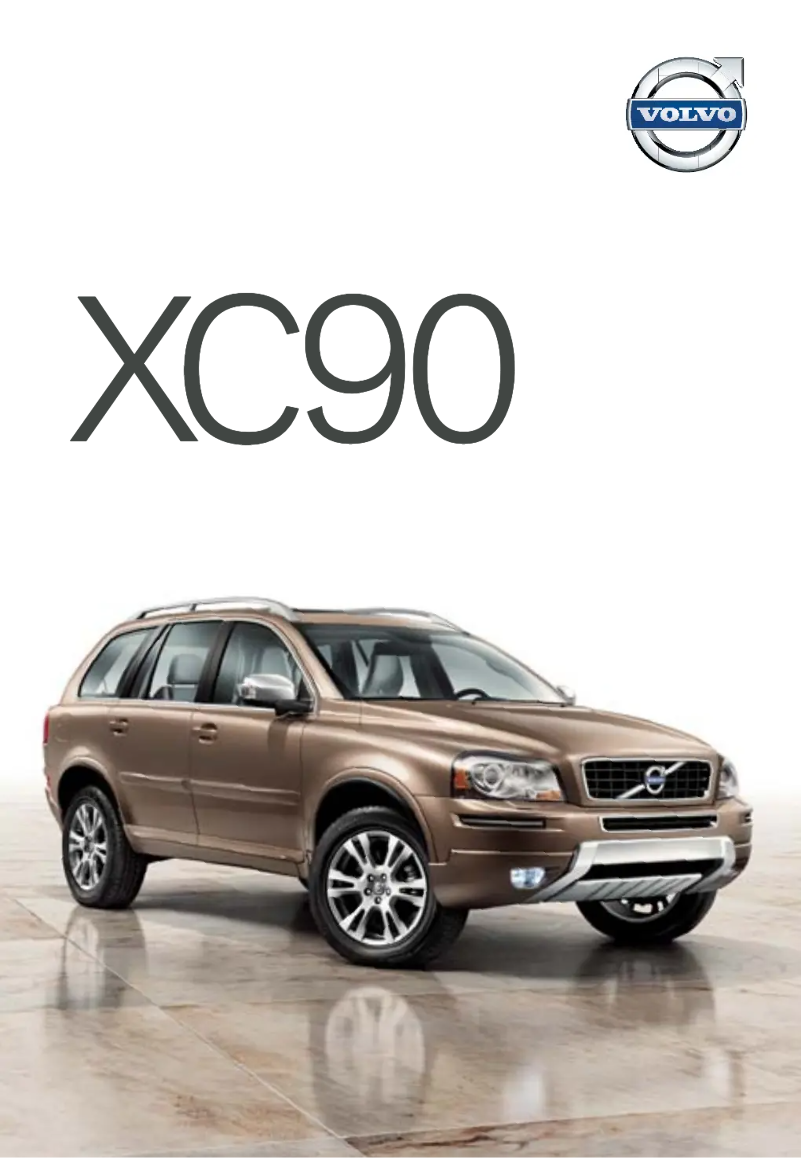 Page 1 de la notice Brochure Volvo XC90 (2014)