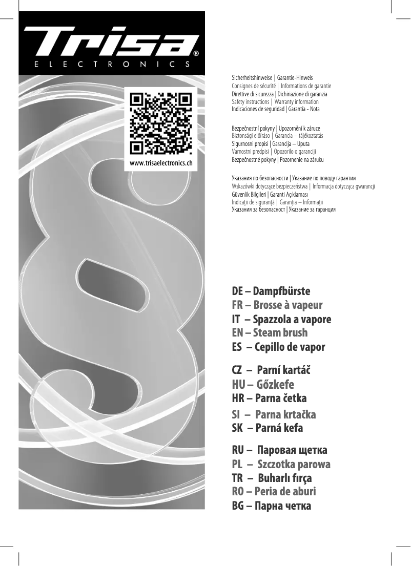 Page 1 de la notice Manuel utilisateur Trisa Fresh Up