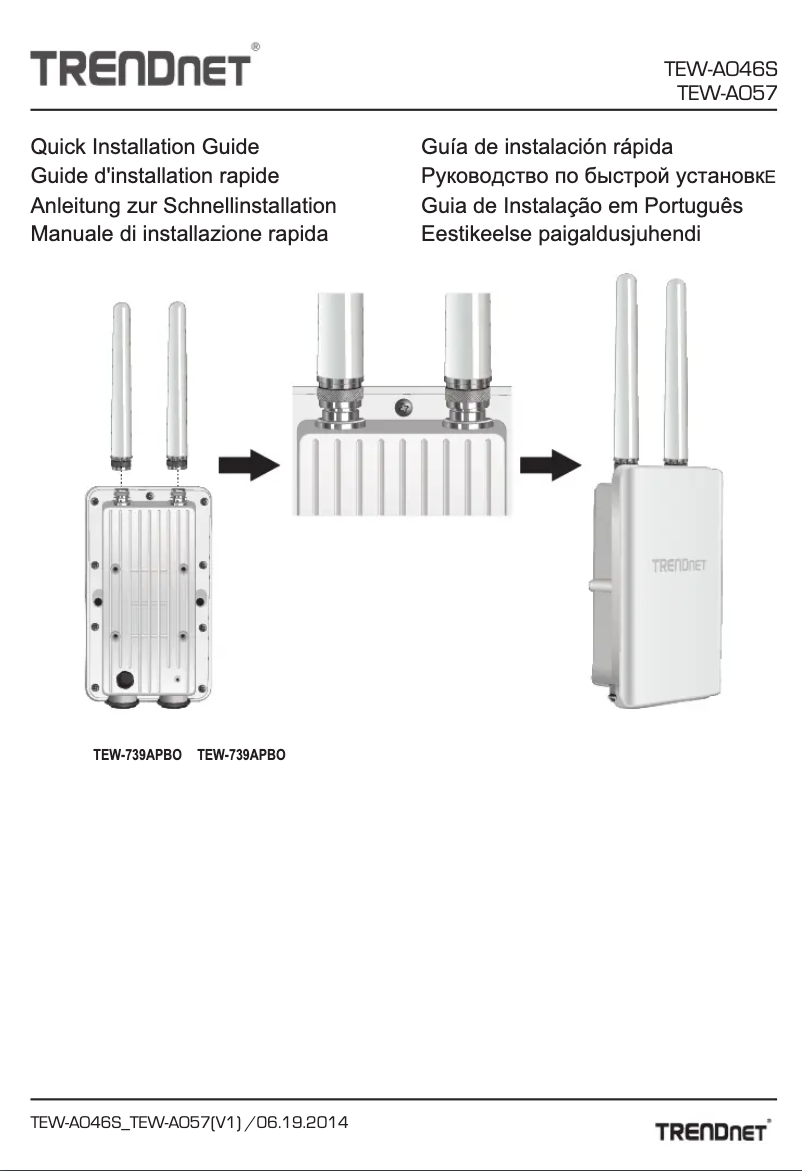 Page 1 of the manual User Manual TRENDnet TEW-AO46S
