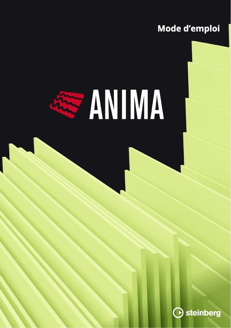 Page 1 de la notice Manuel utilisateur Steinberg Anima
