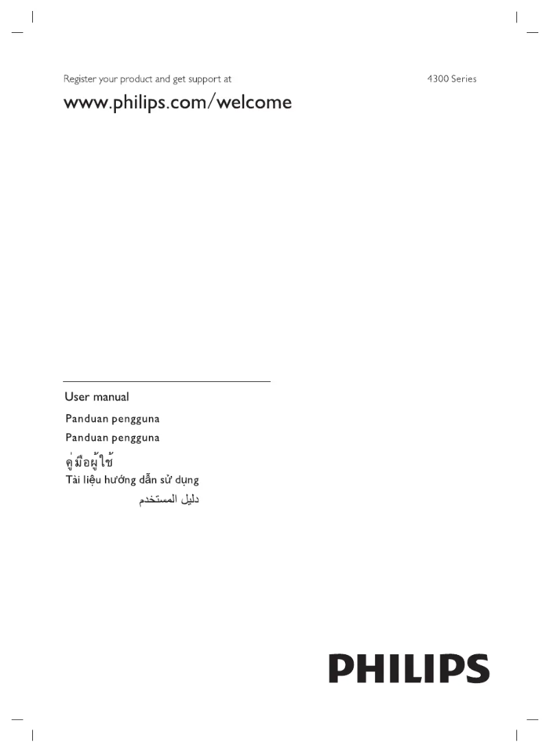Page 1 de la notice Mode d'emploi Philips 4300 series 43PFA4350S