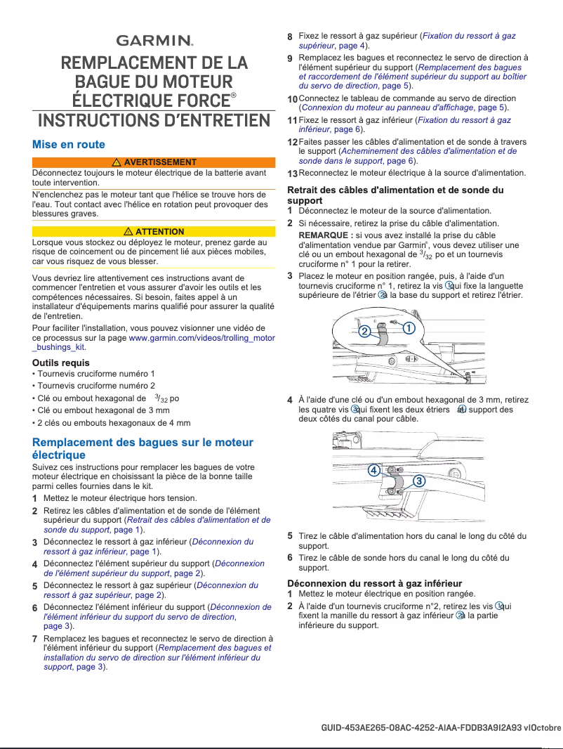 Image de la première page du manuel de l'appareil Force Trolling Motor Freshwater 57