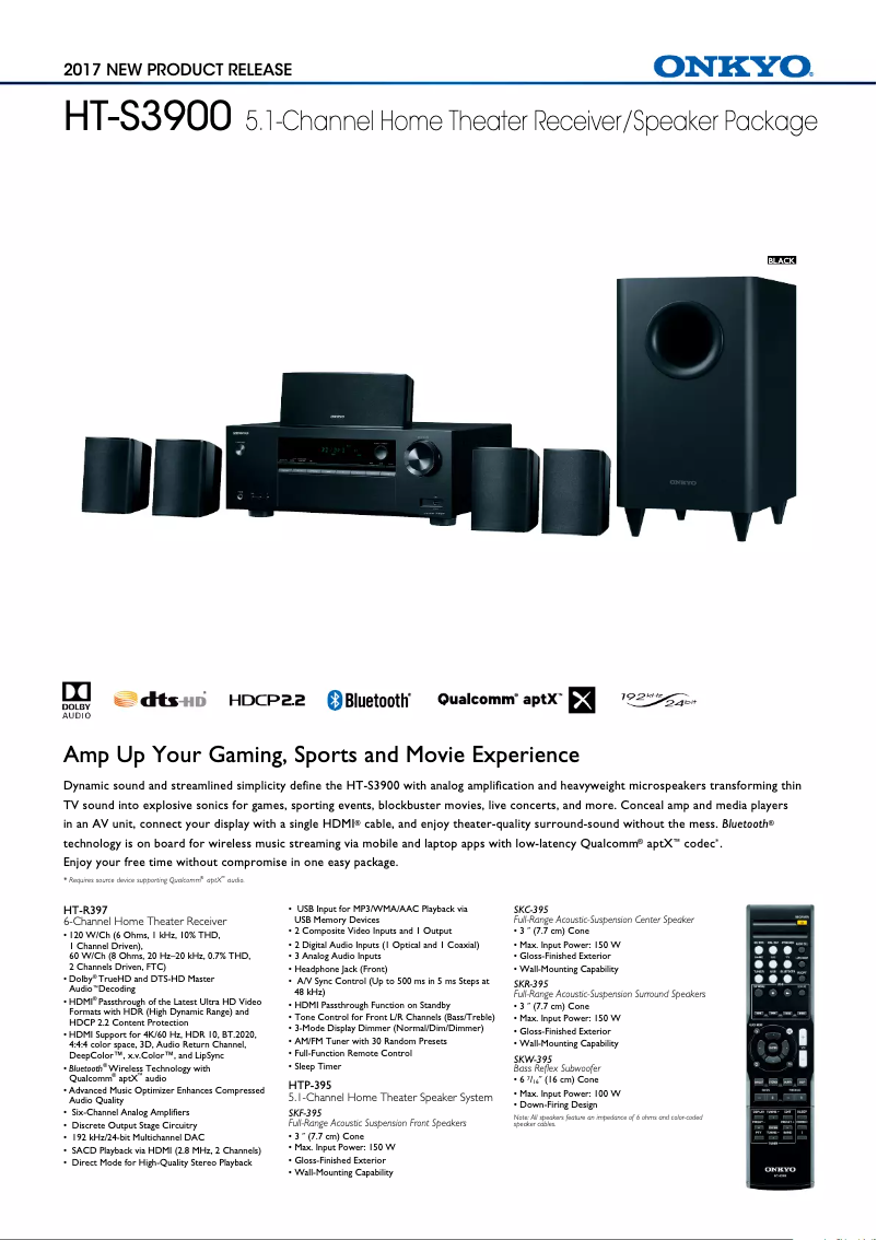 Image de la première page du manuel de l'appareil HT-S3800