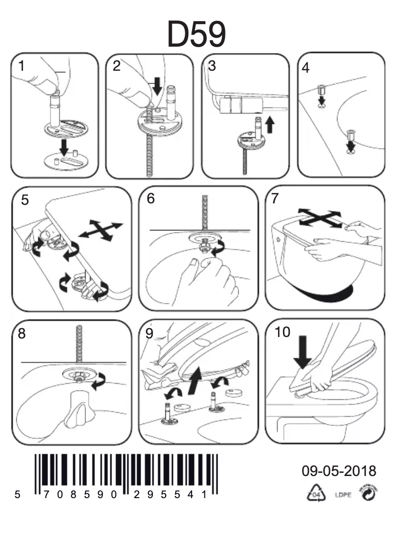 Page n°1 - Manuel utilisateur Pressalit 718