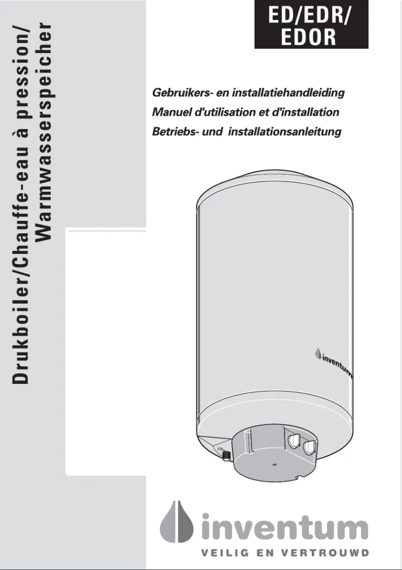 Image de la première page du manuel de l'appareil ED