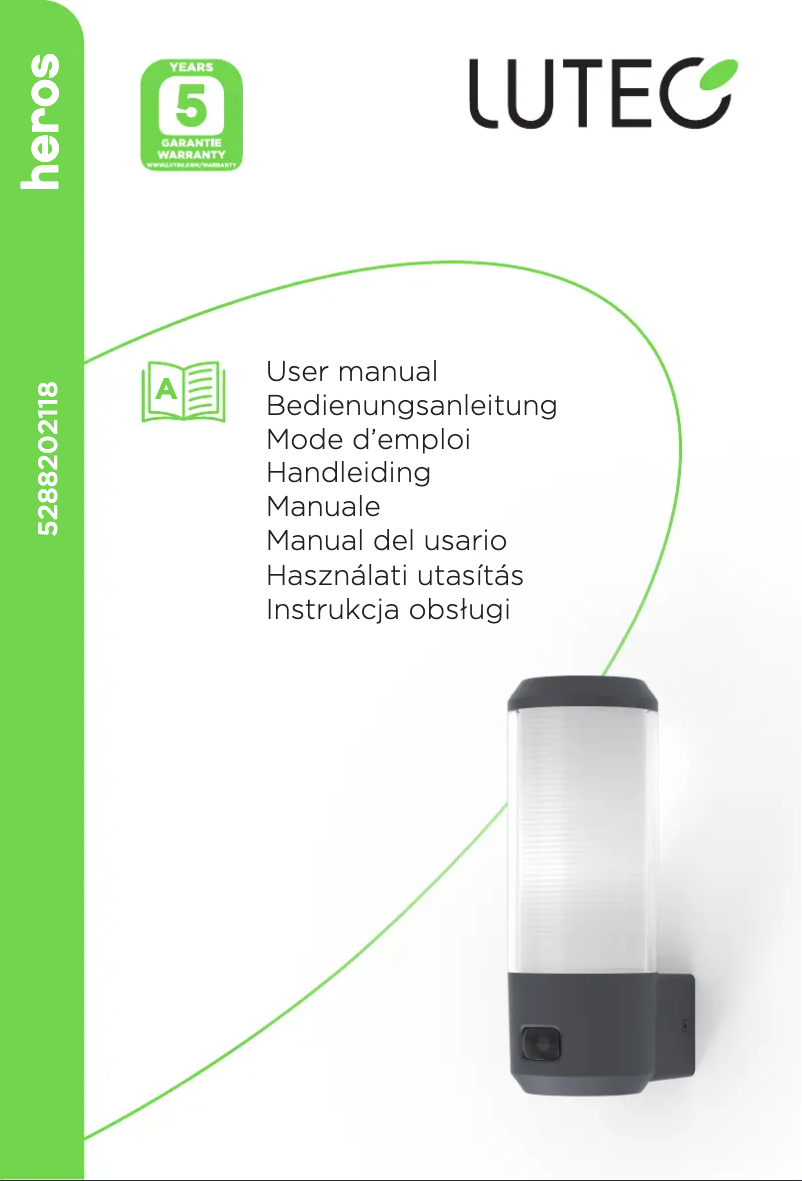 Page n°1 - Manuel utilisateur Lutec Heros