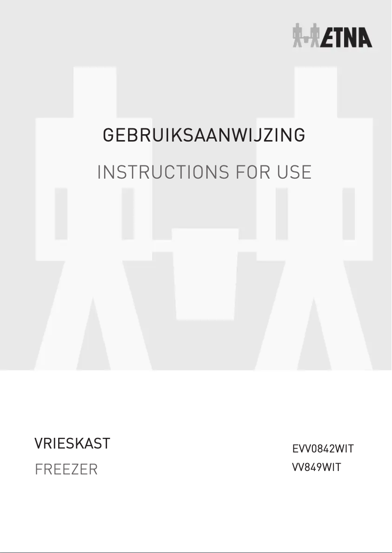 Image de la première page du manuel de l'appareil EVV0842WIT