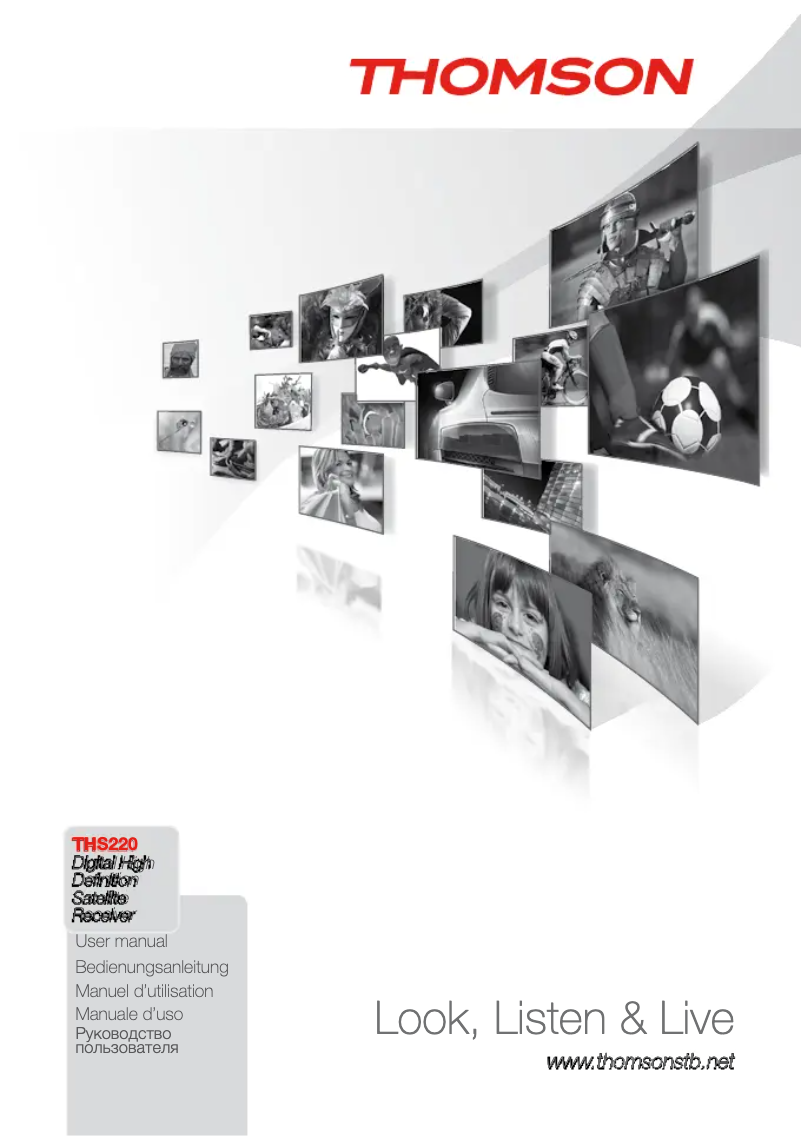 Page 1 de la notice Manuel utilisateur Thomson THS220