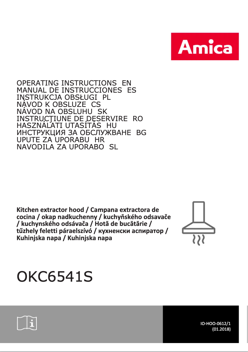Imagen de la primera página del manual del dispositivo OKC6541S