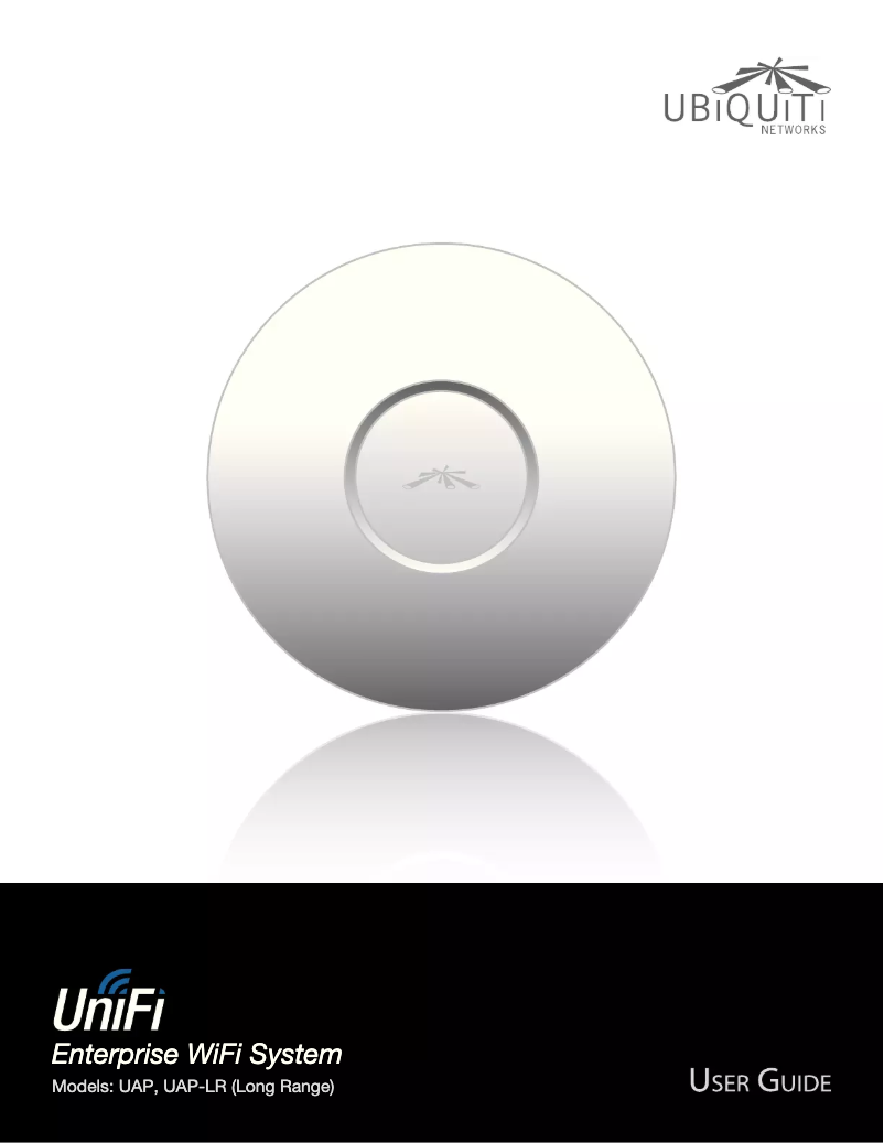 Page 1 de la notice Manuel utilisateur Ubiquiti Networks UniFi UAP