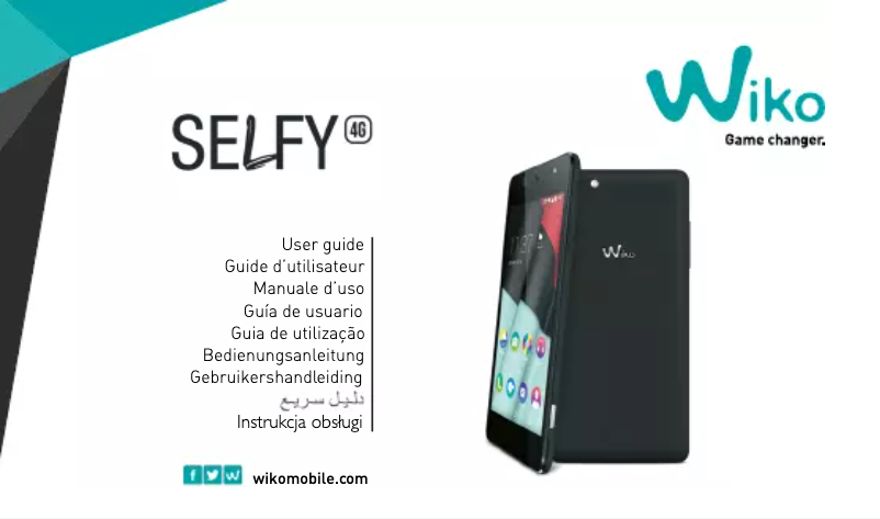 Page 1 de la notice Manuel utilisateur Wiko Selfy 4G