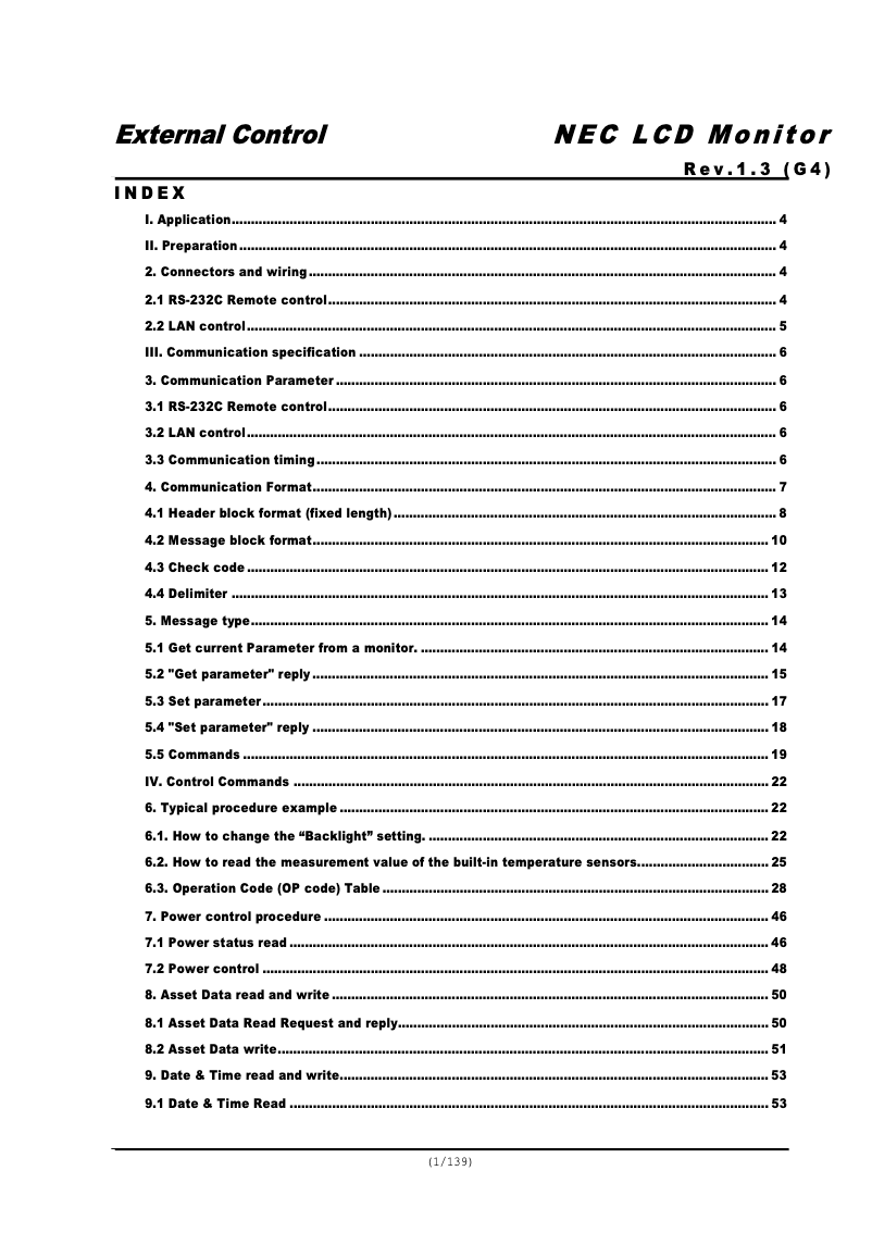 Image de la première page du manuel de l'appareil MultiSync V654Q