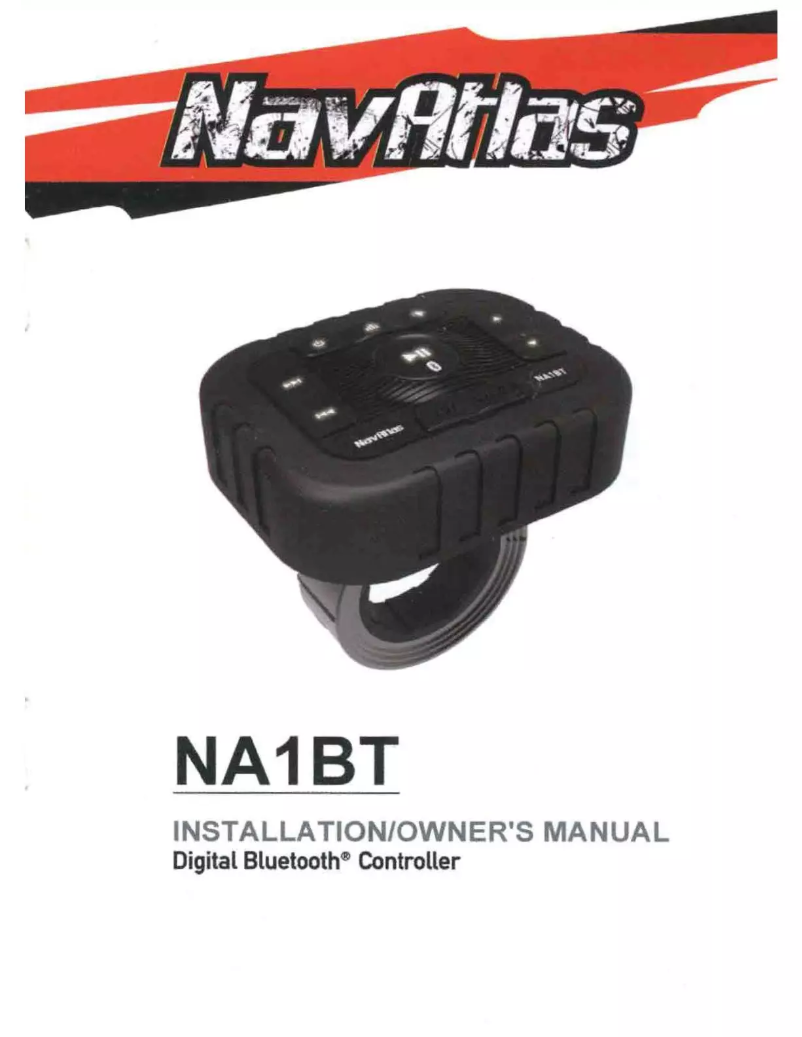 Page 1 de la notice Manuel utilisateur NavAtlas NA1BT