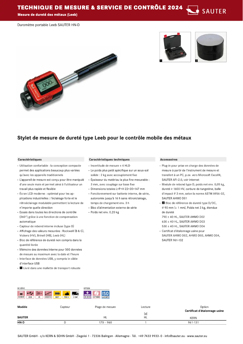 Imagen de la primera página del manual del dispositivo HN-D