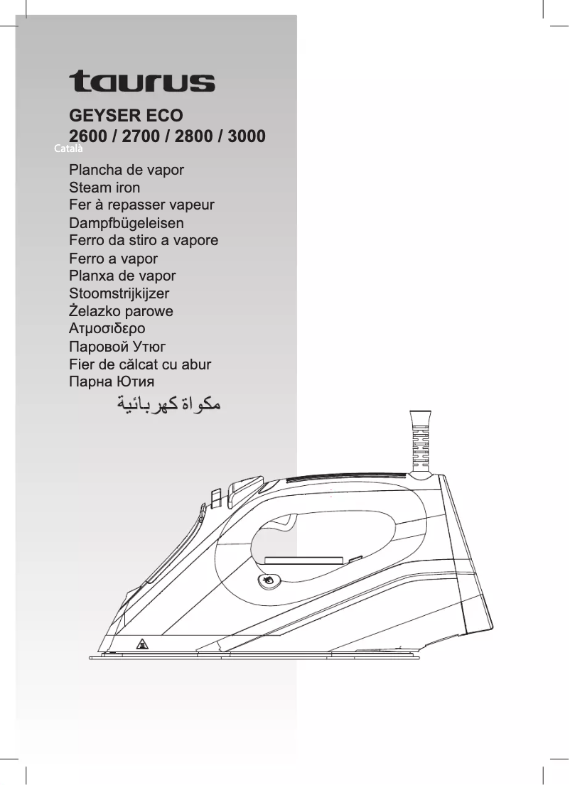 Page n°1 - Manuel utilisateur Taurus Geyser Eco 2700