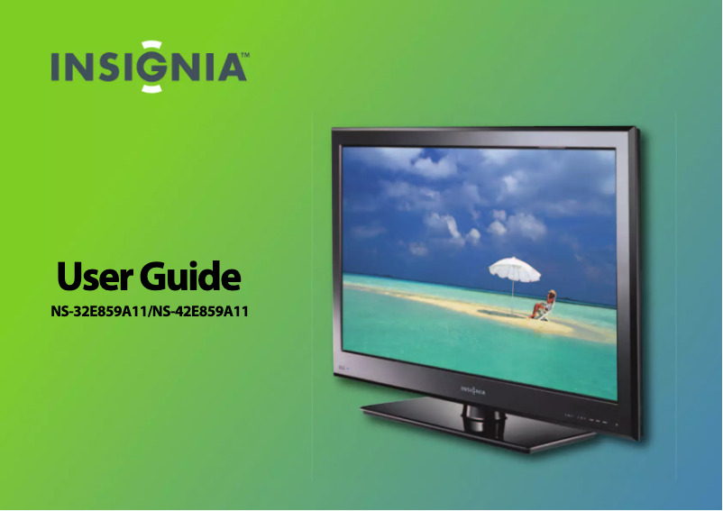 Página 1 del manual Manual de usuario Insignia NS-32E859A11