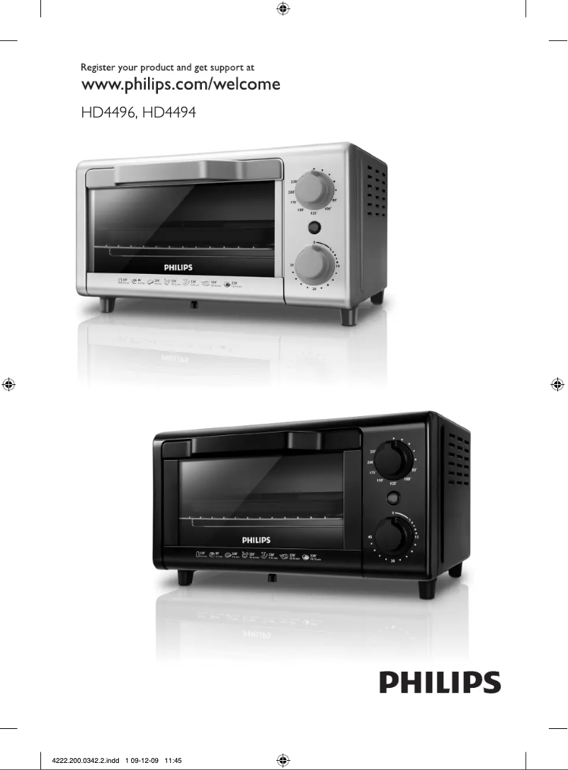 Página 1 del manual Manual de usuario Philips HD4496