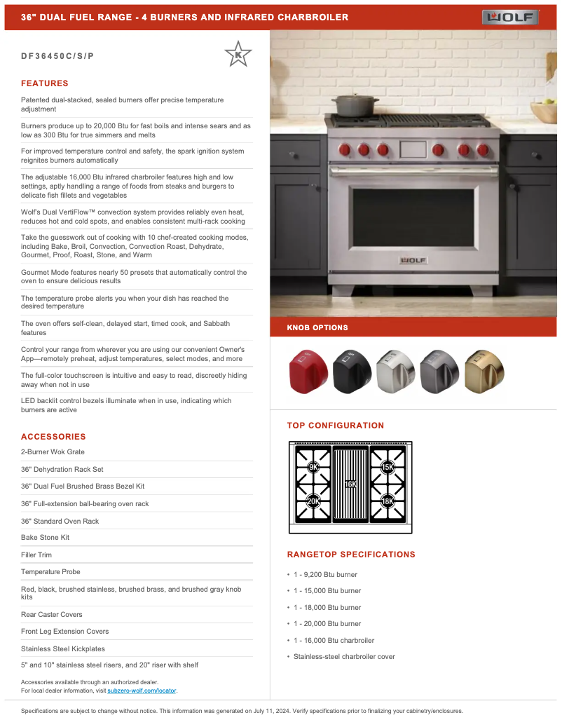 Image de la première page du manuel de l'appareil DF36450S