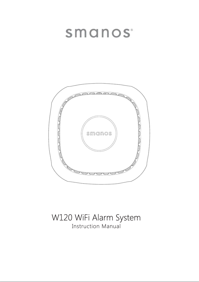Page 1 de la notice Manuel utilisateur smanos W120I
