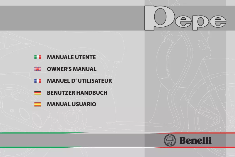 Image de la première page du manuel de l'appareil Pepe