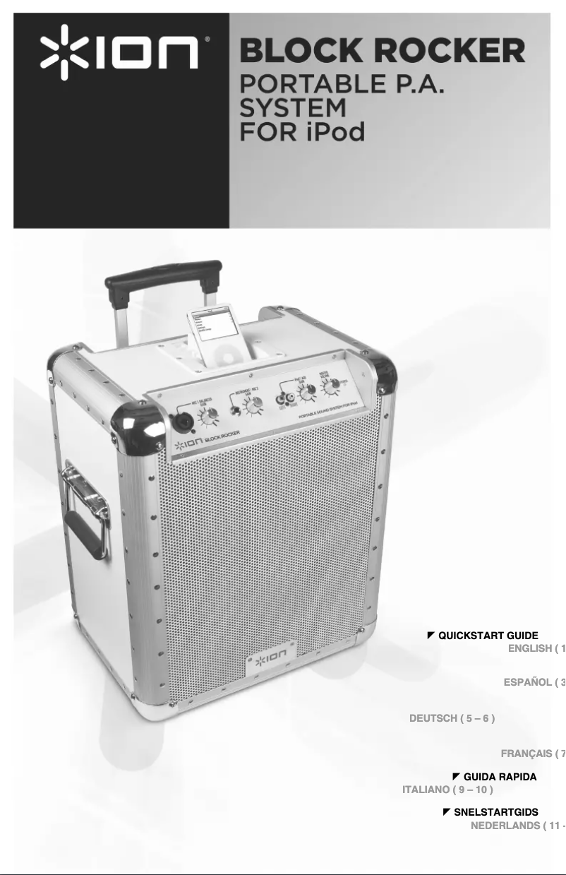 Page n°1 - Manuel utilisateur ION Block Rocker