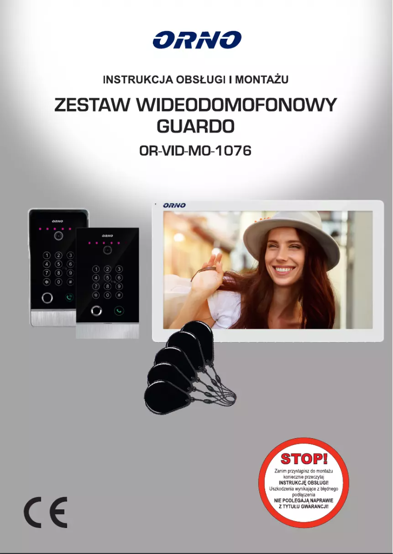 Page 1 de la notice Manuel utilisateur Vibell OR-VID-MO-1076