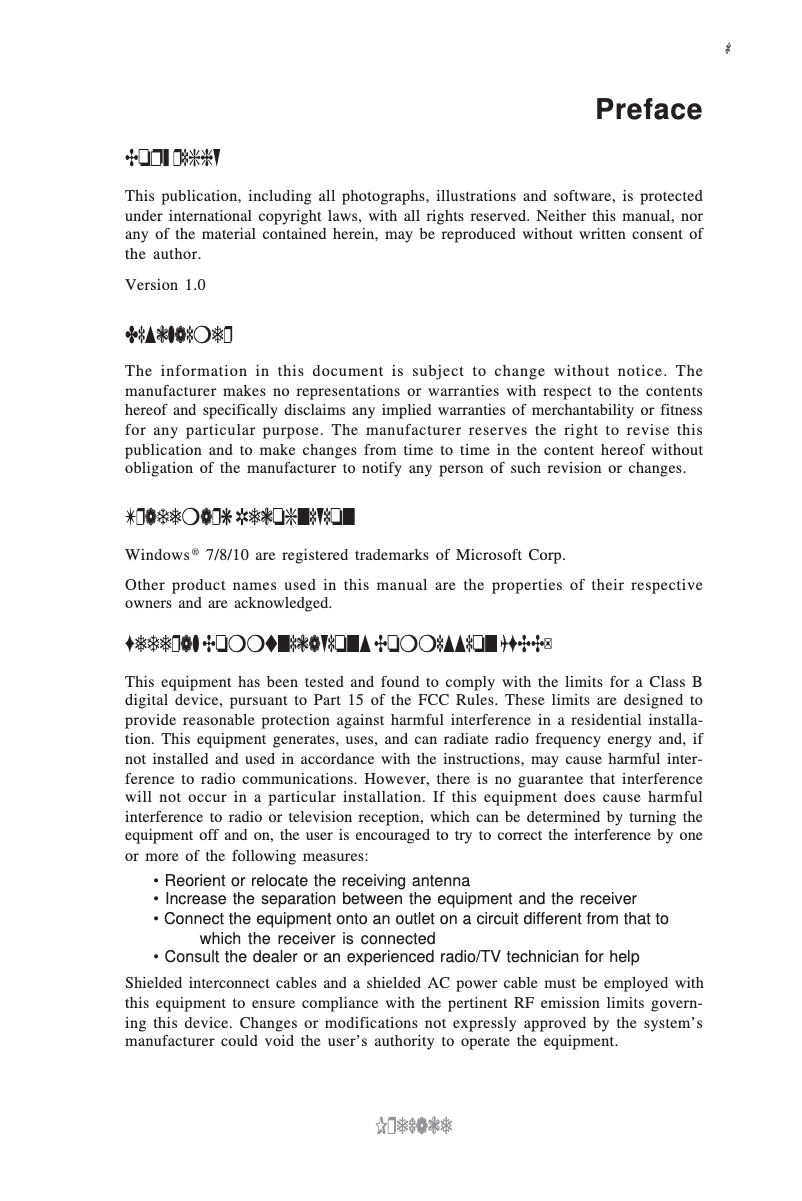 Image de la première page du manuel de l'appareil LIVA One