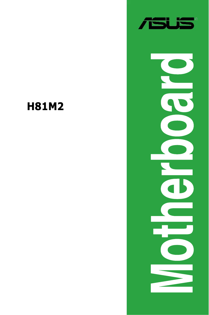 Page 1 de la notice Manuel utilisateur Asus H81M2