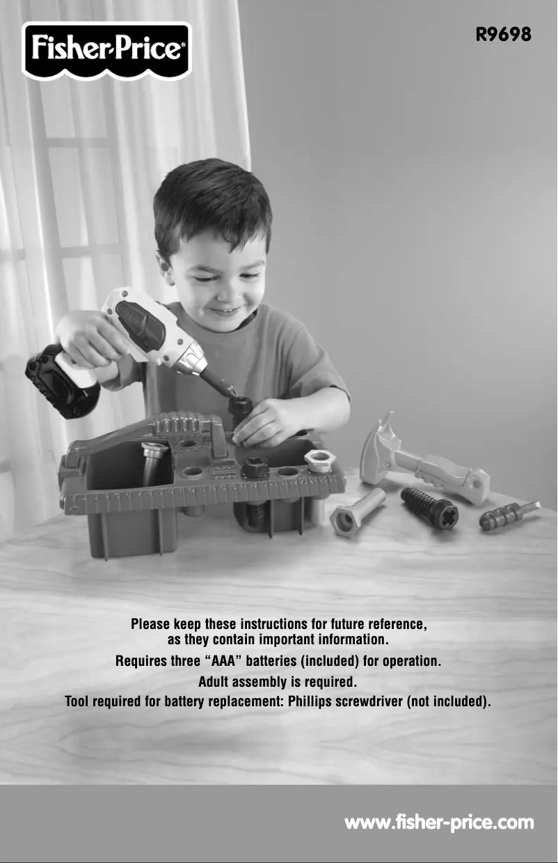 Image de la première page du manuel de l'appareil R9698