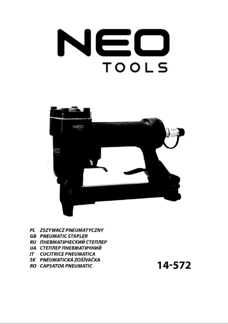 Page 1 de la notice Manuel utilisateur Neo 14-572