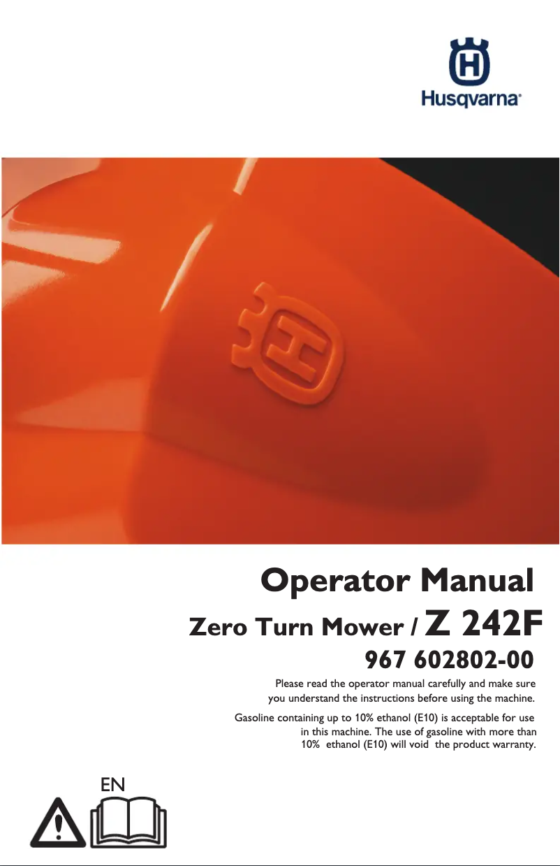 Image de la première page du manuel de l'appareil Z242E