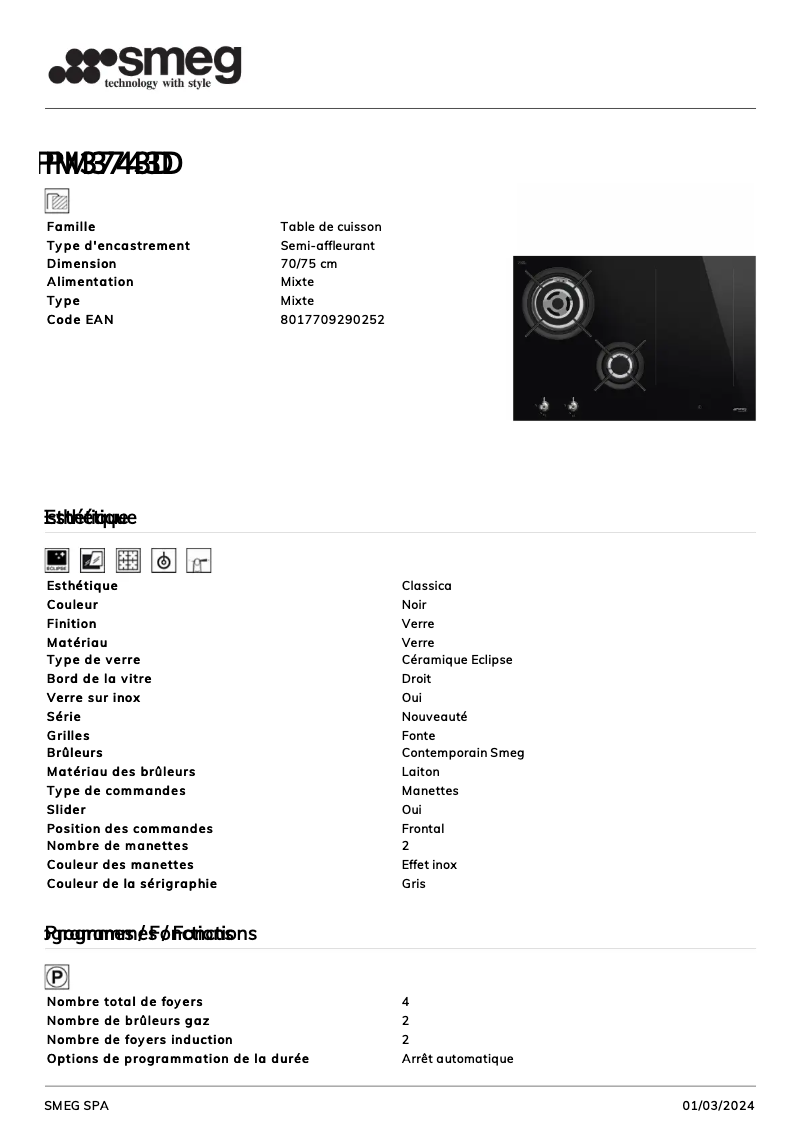 Image de la première page du manuel de l'appareil PM3743D