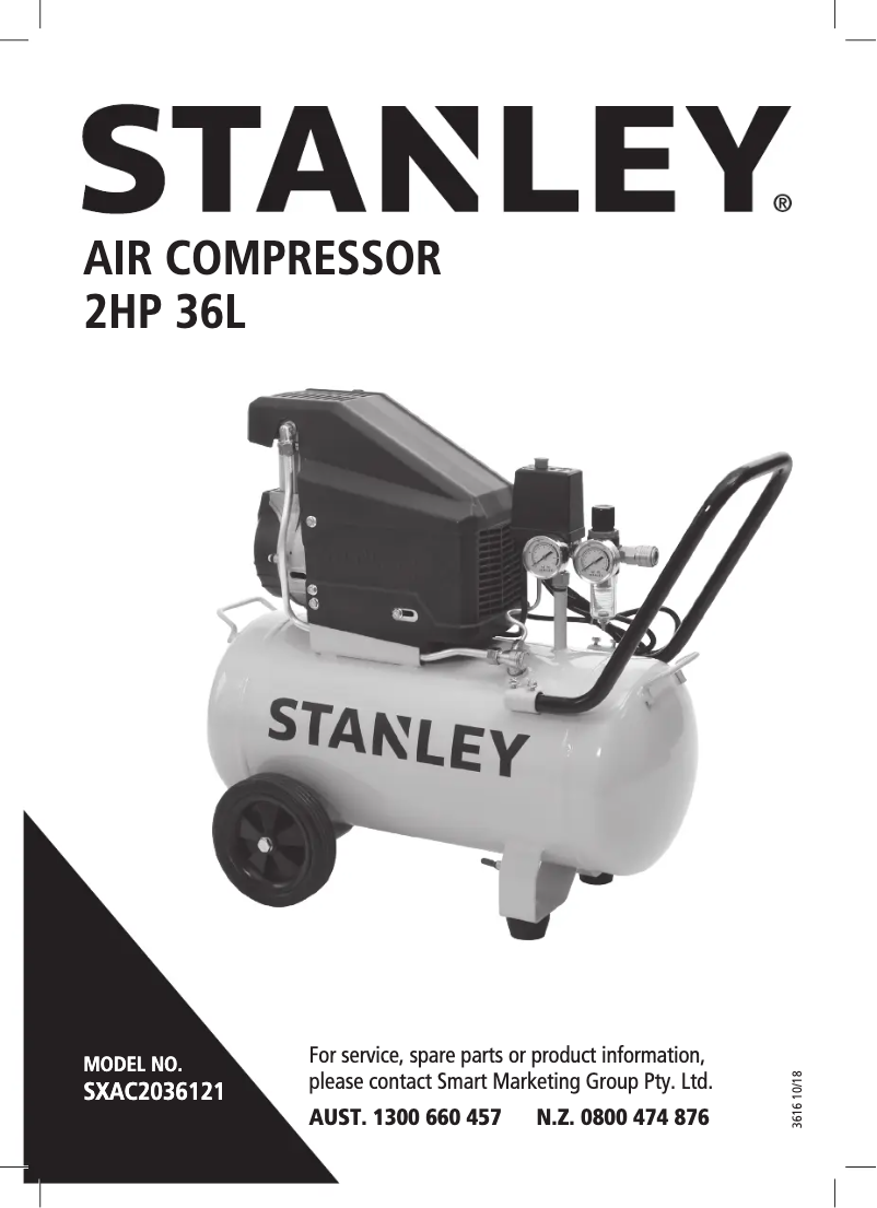 Page n°1 - Manuel utilisateur Stanley SXAC2036121