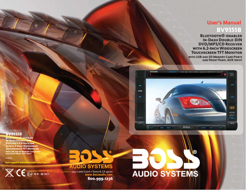 Page n°1 - Manuel utilisateur Boss BV9355B